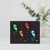 Charles Darwin Collage Briefkaart (Staand voorkant)
