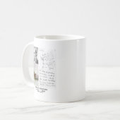 Charles Darwin (Darwin HMS Beagle Phylogenetics) Koffiemok (Voorkant links)