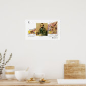 Charles Darwin "Friends" Wisdom Quote Poster (Keuken)