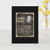 Charles Darwin - Kaart (Gele Bloem)