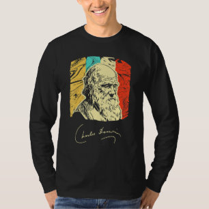 Charles Darwin Naturalist Bioloog Wetenschapper Re T-shirt