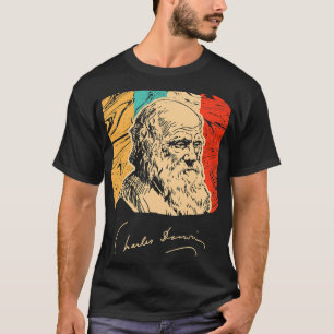 Charles Darwin Naturalist Bioloog Wetenschapper Re T-shirt