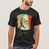 Charles Darwin Naturalist Bioloog Wetenschapper Re T-shirt (Voorkant)