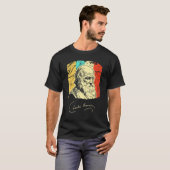 Charles Darwin Naturalist Bioloog Wetenschapper Re T-shirt (Voorkant volledig)