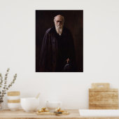 Charles Darwin Poster (Keuken)