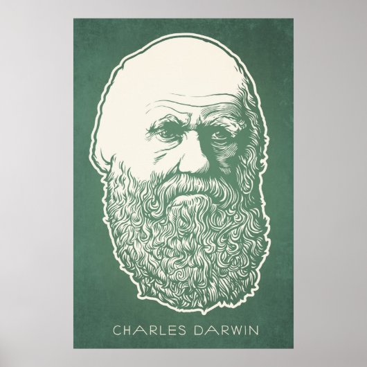 Charles Darwin Poster (Voorkant)