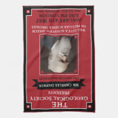 Charles Darwin  Repro Retro Theedoek (Verticaal)