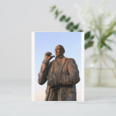 Charles Darwin standue Galapagos Briefkaart (Staand voorkant)