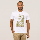 Charles Darwin. T-shirt d'hommes (Devant entier)