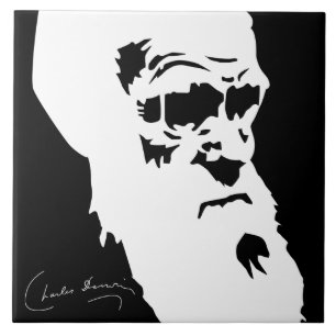 Charles Darwin Tile Tegeltje