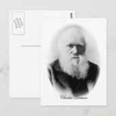 Charles Darwin Vignette Briefkaart (Voorkant / Achterkant)