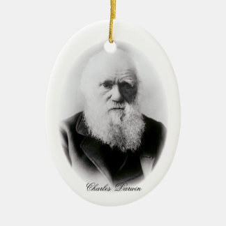 Charles Darwin Vignette Keramisch Ornament