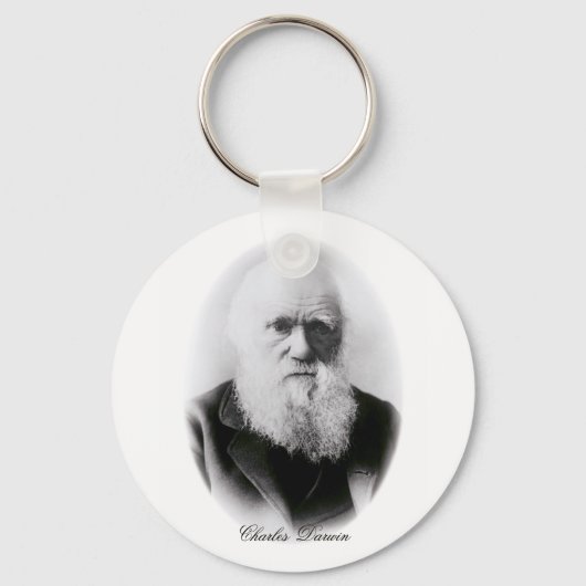 Charles Darwin Vignette Sleutelhanger (Voorkant)
