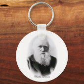 Charles Darwin Vignette Sleutelhanger (Voorkant)