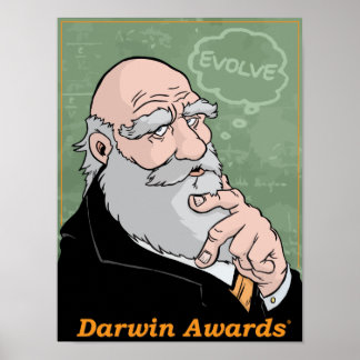 Charles Darwin's advies Poster