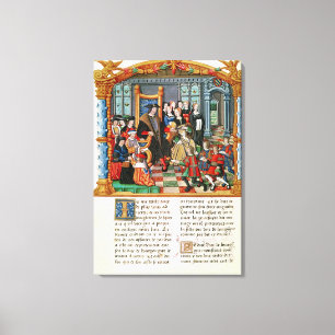 Charles de Bold, hertog van Bourgogne Canvas Afdruk