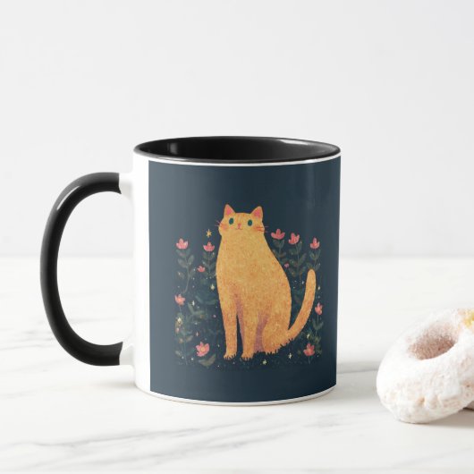 Charles Dickens' Cat Quote Mok (Met donut)
