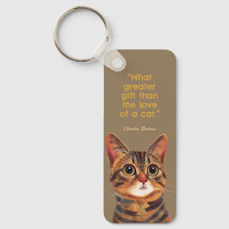Charles Dickens Cat Quote Sleutelhanger