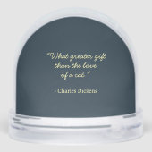 Charles Dickens' Cat Quote Sneeuwbol (Achterkant)