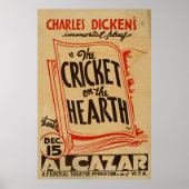 Charles Dickens cricket on the Hearth WPA Poster (Voorkant)