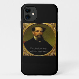 Charles Dickens et Citation coeur iPhone 6 Coque