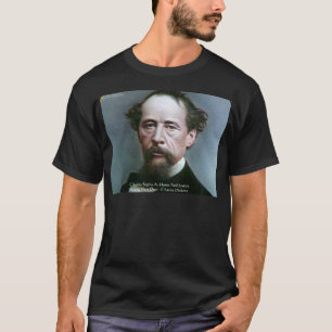 Charles Dickens "Liefdadigheid @ Thuis" Citaat Cad T-shirt