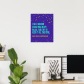 Charles Dickens Quote voor Kerstmis Poster (Thuiskantoor)