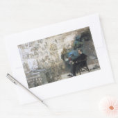 Charles Dickens rêvant des autocollants (Enveloppe)