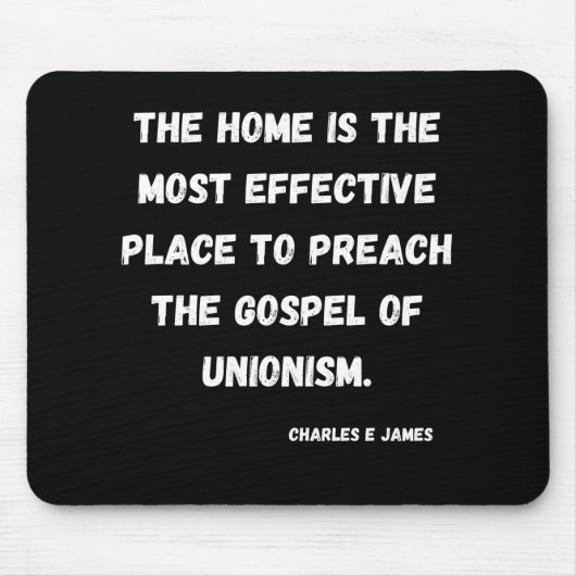 Charles E James Quote Muismat (Voorkant)