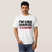 CHARLES EN CHARGE, T-SHIRTS DE RETRO HOMMES (Devant entier)