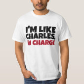 CHARLES EN CHARGE, T-SHIRTS DE RETRO HOMMES (Devant)