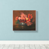  Charles Ethan Porter leeft nog steeds met Dahli Canvas Afdruk (Insitu (Houten vloer))