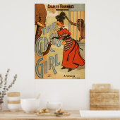 Charles Frohman's productie, The Circus Girl 2 Poster (Keuken)