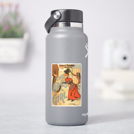 Charles Frohman's productie, The Circus Girl 2 Sticker (HydroFlask)