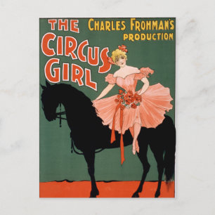 Charles Frohman's productie, The Circus Girl 3 Briefkaart