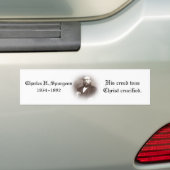 Charles Haddon Spurgeon Bumpersticker (Op auto)