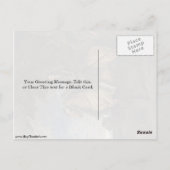 Charles I Equestrian Portret van Anthony Van Dyck Briefkaart (Achterkant)