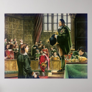 Charles I in het Lagerhuis Poster