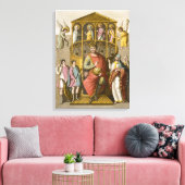 Charles II (823-77) de Bald, na een manuscript Canvas Afdruk (Insitu (Woonkamer))