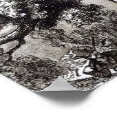 Charles II Verborgen in de eik-boom Poster (Hoek)