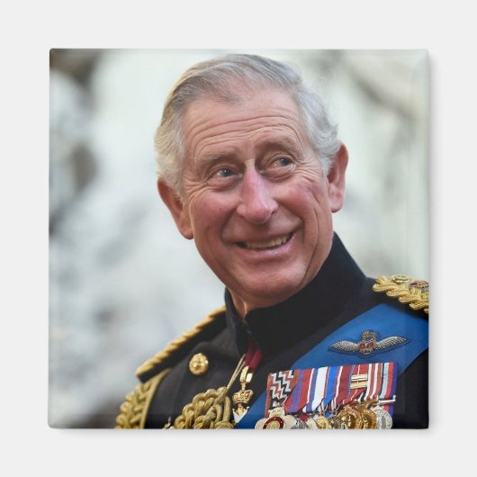 Charles III, King of England Magnet (Devant)
