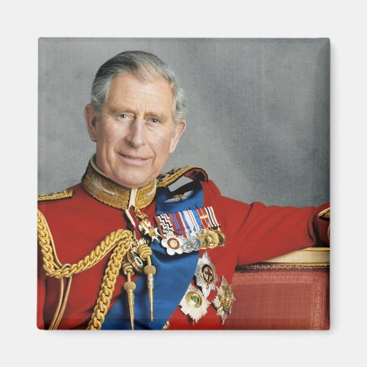 Charles III, King of England Magnet (Devant)