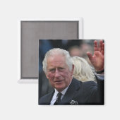 Charles III, King of England Magnet Magneet (Voorkant / Achterkant)