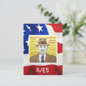 Charles Ives Briefkaart (Staand voorkant)