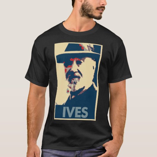 Charles Ives Poster Political Parody T-shirt (Voorkant)
