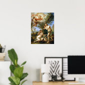 Charles-Joseph Natoire The Rebuke of Adam and Eve Poster (Thuiskantoor)