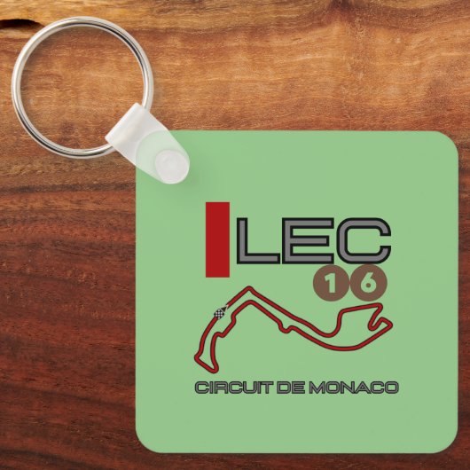 Charles Leclerc, Formule 1, Grand Prix van Monaco Sleutelhanger (Voorkant)