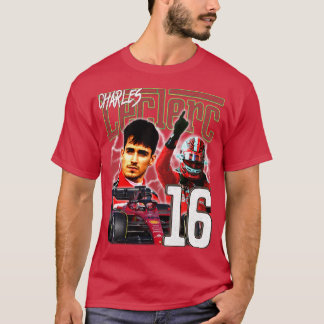 Charles Leclerc  stijl T-shirt