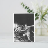 Charles Lindbergh Circa 1927 Briefkaart (Staand voorkant)