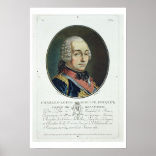 Charles-Louis-Auguste Fouquet (1684-1761) van 'Po Poster